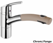 Systemceram KeraDomo TRENDO STAR Einhebelmischer mit Handbrause, Hochdruck, Farbe Chrom/Fango