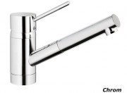 Systemceram KeraDomo SCOPE Einhebelmischer mit Handbrause, Hochdruck, Farbe Chrom