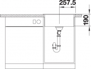 Blancodalago 5 Einbausple, Farbe champagner, 518526