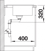 Blancodalago 5 Einbausple, Farbe tartufo, 518528