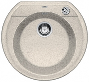 Blancorondoval 45 Silgranit PuraDur 2, Farbe felsgrau, 518914