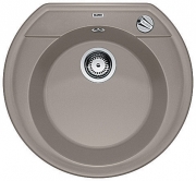 Blancorondoval 45 Silgranit PuraDur 2, Farbe alumetallic, 515659