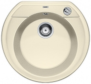 Blancorondoval 45 Silgranit PuraDur 2, Farbe jasmin, 515661