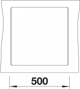 Blancodalago 5-F Einbausple flchenbndig, Farbe alumetallic, 518531
