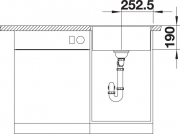 Blancodalago 5-F Einbausple flchenbndig, Farbe alumetallic, 518531