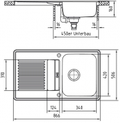 Rieber Agile 2 Einbausple, 1012008