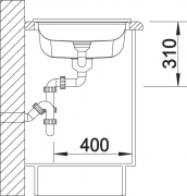 BLANCOIDESSA 6 S Keramik PuraPlus, Farbe magnolia gl�nzend, 519605