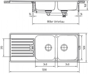 Rieber Marilyn 200, Set inkl. Armatur, 1041123