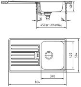 Rieber Marilyn light F, Set inkl. Armatur, 1041178