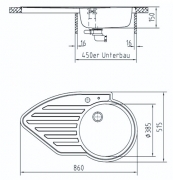 Rieber Wing 100, Becken links, 1012094