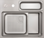 Naber waterstation cubic 600, Flachrand, Set inkl. Armatur, 1041282