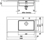 Rieber Speedline 150 waterstation, Becken rechts 1012217