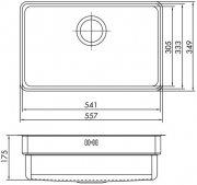 Rieber waterstation cubic basic A, 1012151