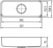 Rieber waterstation cubic basic B, 1012154