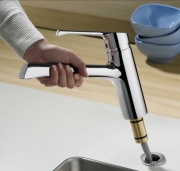 Ideal Standard Retta 4, Fensterarmatur, edelstahlfinish, Hochdruck, 5024092