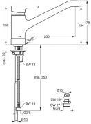 Ideal Standard Active 2, chrom, Hochdruck, 5024032