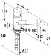 Kludi Scope 4, edelstahlfarbig, Hochdruck, 5023115