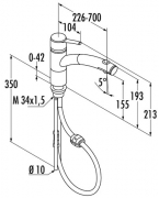 Kludi Trendo 2, edelstahlfarbig, Hochdruck, 5023167