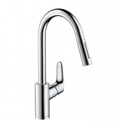 hansgrohe Focus E4, edelstahlfinish, Hochdruck, 5026090