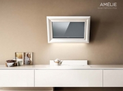 Elica Amelie MATWH/F/85 Wandhaube, Farbe weiss matt, PRF0094413. Mit 5 Jahren Garantie!