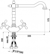 Linea Passato 1, chrom, Hochdruck, 5011232