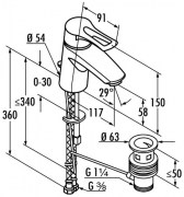 Kludi Mx Bad, chrom, Hochdruck, 5023081