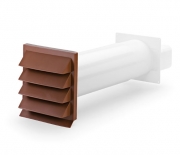 Naber COMPAIR K-Klima-R 125/125 Mauerkasten, braun, 4021074