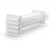 Naber COMPAIR K-Klima-R flow 125 Mauerkasten, wei, 4033027