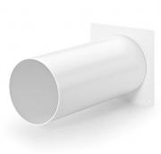 Naber COMPAIR flow 150 Maueranschlustutzen 1, wei, 4043025