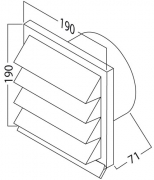 Naber COMPAIR K-Jal 100 Auenjalousie, braun, 4011077