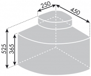 Naber Selectakit Cabbi 3 plus, Abfallsystem Schwenktechnik, 8011173