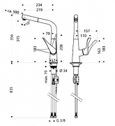 hansgrohe Metris 2, Hochdruck, chrom, 5026093