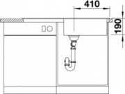 Blancosona XL 6 S Silgranit PuraDur 2, Farbe weiss, 519692