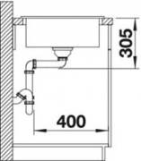 BLANCOIDESSA XL 6 S Keramik PuraPlus, Farbe kristallweiss gl�nzend, 520308