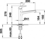 Blancofelisa Edelstahl finish, 520325