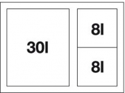 Blancoselect Orga XL 60/3 Abfalltrennsystem, 520782