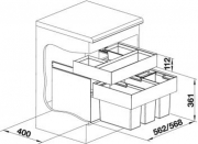 Blancoselect Orga 60/4 Abfalltrennsystem, 520783