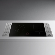 Falmec Piano Tischlfter, Doppelabsaugung, Abluft/Umluft, Edelstahl, Muldenlfter, mit 5 Jahren Garantie