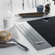 Falmec Piano Tischlfter, Doppelabsaugung, Abluft/Umluft, Edelstahl, Muldenlfter, mit 5 Jahren Garantie