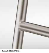 Naber Tablon Bringo 2, Hocker in 3 Farbvarianten erhltlich, Gestell Edelstahl