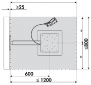Naber Tablon Ergo Agent Mono, grau metallic, 3031063
