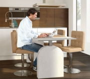 Naber Tablon Ergo Agent Twin, grau metallic, 3031064