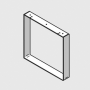 Naber Tablon Kufe fr Bank, Edelstahl, 3033093