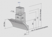 berbel Kopffreihaube Glassline BKH 90 GL-2 schwarz, mit 5 Jahren Garantie