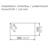 Schock Formhaus D-100 LU Unterbau, Croma