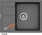 Schock Manhattan D-100 A Einbau/Auflage, Croma