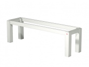 Wesco Tablon Bankgestell B120, Aluminium, 3032109