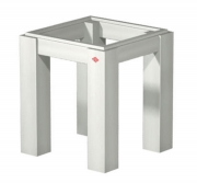 Wesco Tablon Hockergestell H120, edelstahlfarbig, 3032120