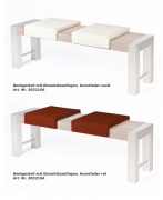 Wesco Tablon Bankgestell B20, edelstahlfarbig, 3032057