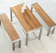 Wesco Tablon Hochtischgestell HT20, edelstahlfarbig, 3032148